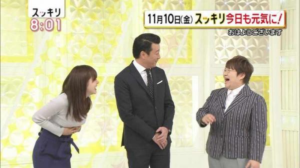 水卜麻美アナ、上半身を強調するニット衣装を着てしまうｗｗ（画像）