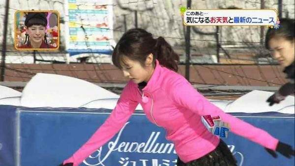 ヒルナンデスの女子アナ、フィギュアをする姿がかわいすぎるｗｗ（画像）