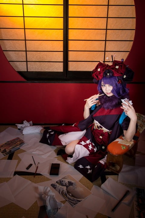 コスプレイヤーが葛飾北斎のコスプレをした結果ｗｗｗｗｗｗｗｗ （※画像あり）