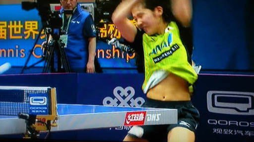卓球少女・平野美宇、ヘソ出しすぎ問題ｗｗｗ（画像）