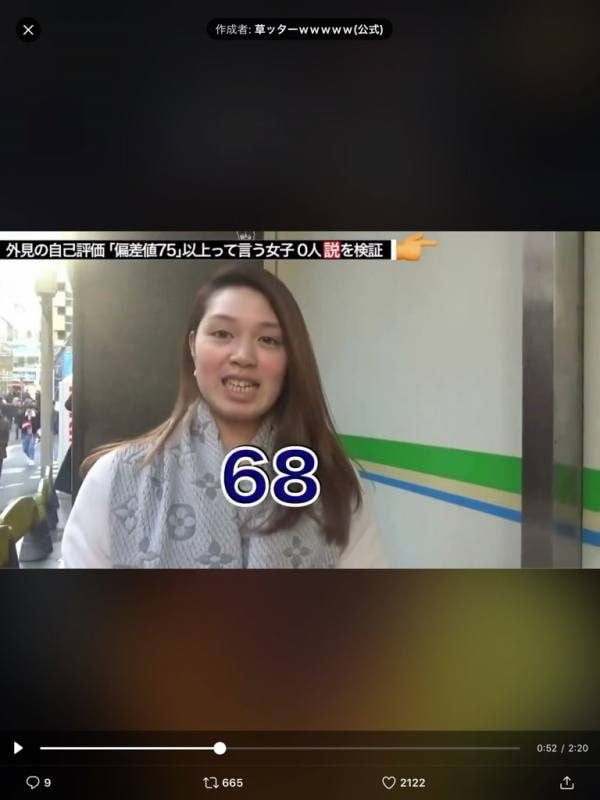 自称、顔面偏差値75の美少女が発見されてしまうｗｗｗ（画像）