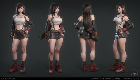 FF7リメイクのティファがセクシーすぎると話題にｗｗｗｗｗｗ （※画像あり）