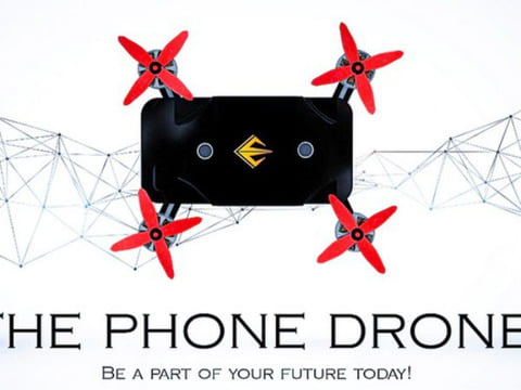 スマホの落下を感知し、ドローンに早変わりするケースがKickstarterに登場（画像あり）