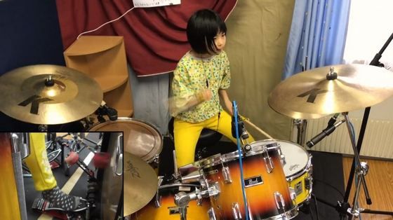 【超天才】8才の女の子のドラムがヤバすぎるｗｗｗｗチャド・スミスも絶賛