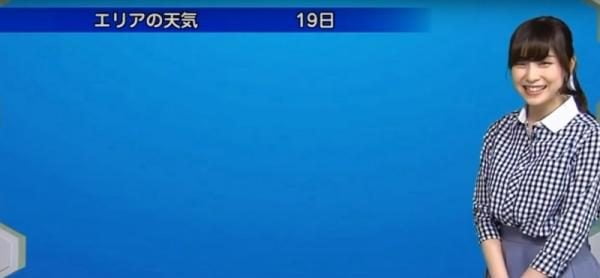 かわいすぎる気象予報士ｗｗｗ生放送中にニコニコｗｗｗ（動画）
