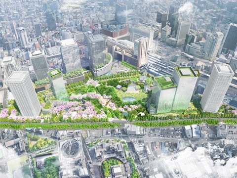 【画像】梅田再開発の完成予想図がすごすぎるｗｗｗｗｗｗｗｗｗｗｗｗ