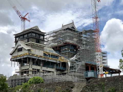 【悲報】　熊本城さん、もう滅茶苦茶……………… （※画像あり）