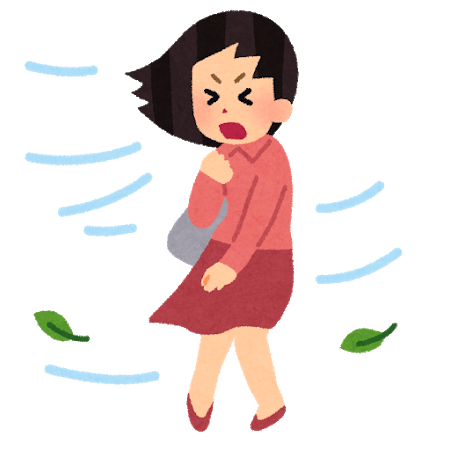 【朗報】台風20号さん、JKのスカートをめくり上げる