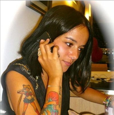 美少女外国人、とんでもないに日本のアニメの刺青をいれてしまうｗｗｗ（画像）